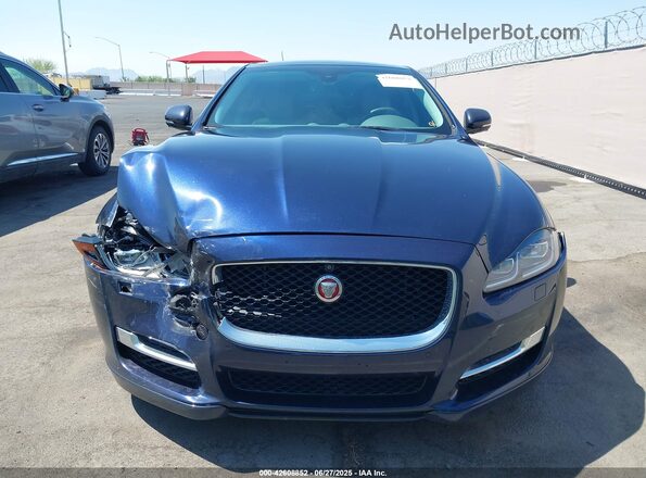SAJWA1CE3GMV97203 2016 JAGUAR XJ Blue Vista del cuadro de instrumentos