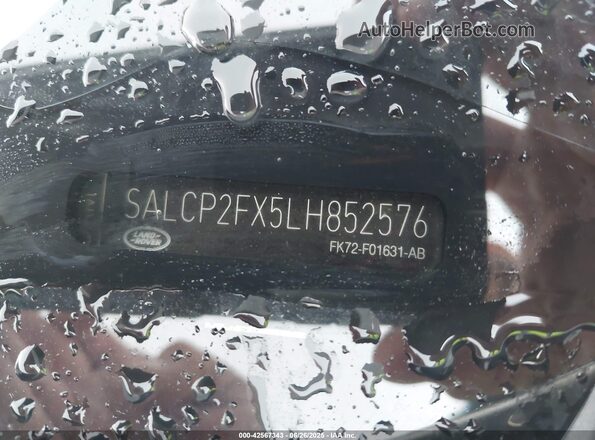 SALCP2FX5LH852576 2020 LAND ROVER DISCOVERY SPORT Silver 