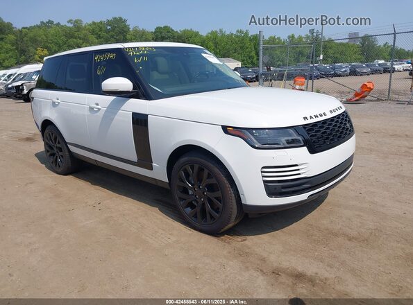 SALGS2RU3lA402726 2020 LAND ROVER RANGE ROVER White Przód prawy