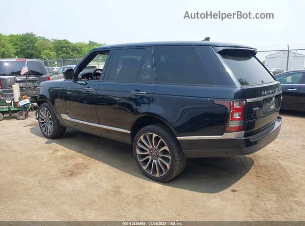 SALGV2EF7GA249918 2016 LAND ROVER RANGE ROVER Black Задня ліва чверть