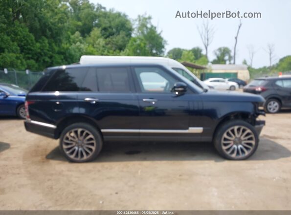 SALGV2EF7GA249918 2016 LAND ROVER RANGE ROVER Black Вид задньої частини салону