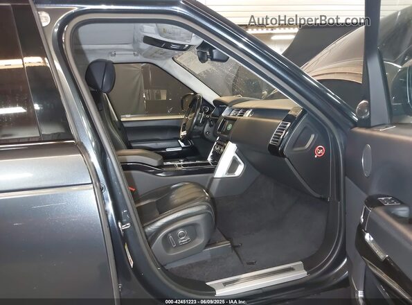 SALGV2FE8HA349954 2017 LAND ROVER RANGE ROVER Gray Widok wnętrza z przodu