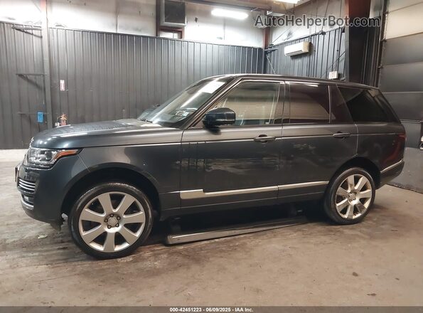 SALGV2FE8HA349954 2017 LAND ROVER RANGE ROVER Gray Widok wnętrza 360 stopni