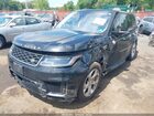 2020 Land Rover Range Rover Sport Hse Mhev Черный vin: SALWR2SUXLA719128