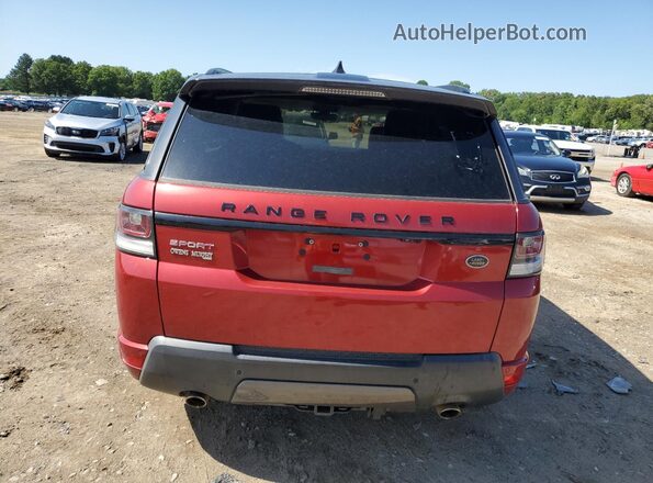 SALWV2FV5HA175742 2017 LAND ROVER RANGE Бордовый Вид сзади