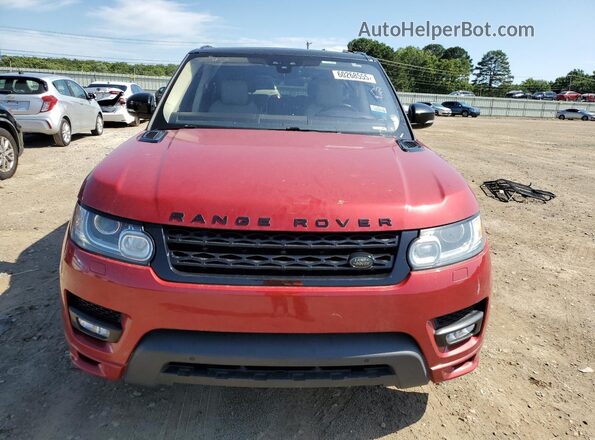 SALWV2FV5HA175742 2017 LAND ROVER RANGE Бордовый Вид спереди