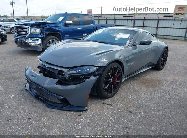 SCFSMGAW1MGN05567 2021 ASTON MARTIN VANTAGE Gray წინა მარცხენა ხედი სამი მეოთხედიდან