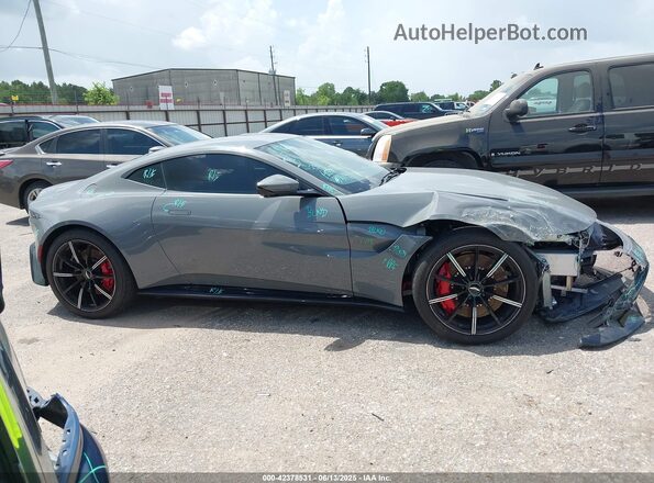 SCFSMGAW1MGN05567 2021 ASTON MARTIN VANTAGE Gray უკანა სალონის ხედი