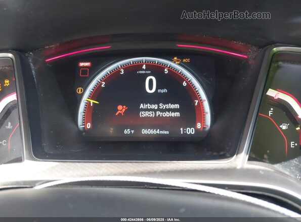 SHHFK8G79MU202167 2021 HONDA CIVIC TYPE R Red Widok tylnych siedzeń