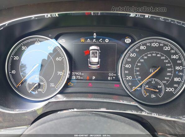 SJAAM2ZV2KC024581 2019 BENTLEY BENTAYGA White Widok tylnych siedzeń