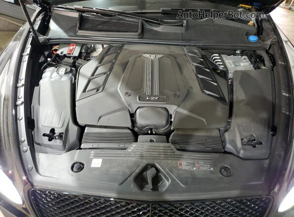 SJAAT2ZV8PC020500 2023 BENTLEY BENTAYGA Черный Вид подкапотного пространства