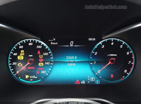 W1N0G8DBXLF828539 2020 MERCEDES-BENZ GLC 300 Серый Вид задних сидений