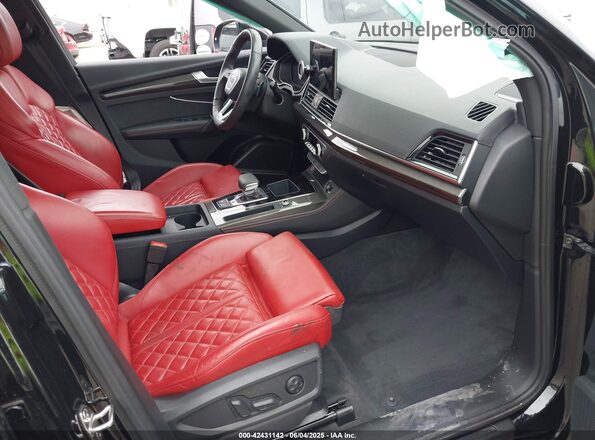 WA124AFY1P2155925 2023 AUDI SQ5 Black Widok wnętrza z przodu