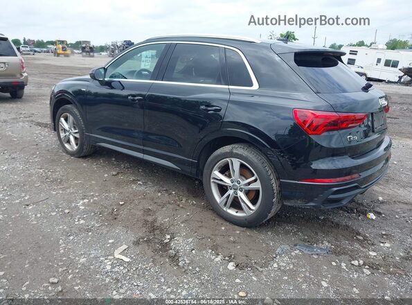 WA1DECF31L1064787 2020 AUDI Q3 Black უკანა მარცხენა