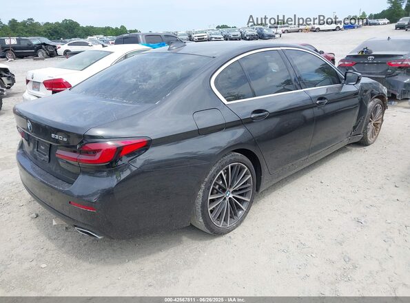 WBA13AG00MCF08285 2021 BMW 5 SERIES Черный Задняя правая четверть