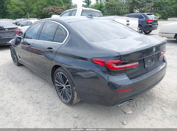 WBA13AG00MCF08285 2021 BMW 5 SERIES Черный Задняя левая четверть