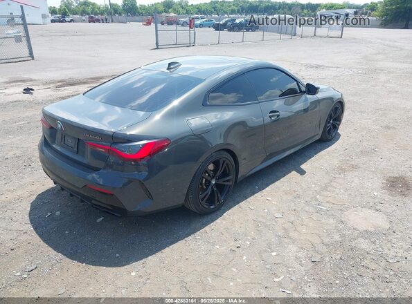 WBA13AR06MCF85269 2021 BMW M4 Gray Trasero derecho
