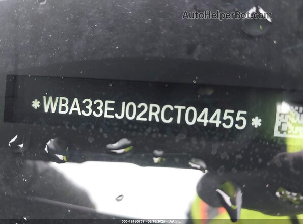 WBA33EJ02RCT04455 2024 BMW OTHER Black Շարժիչի բաժամունքի տեսք