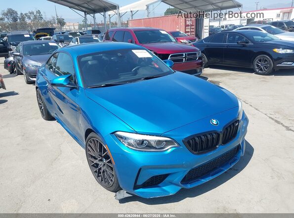 WBS2U7C06L7F68679 2020 BMW M2 Blue Przód prawy