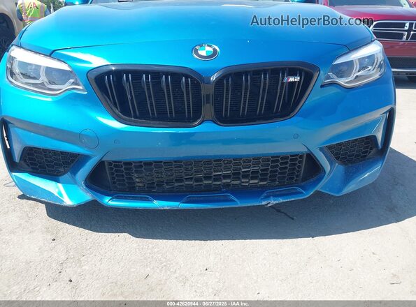 WBS2U7C06L7F68679 2020 BMW M2 Blue Widok z przodu