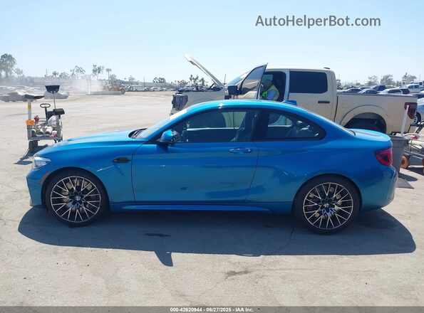 WBS2U7C06L7F68679 2020 BMW M2 Blue Widok wnętrza 360 stopni