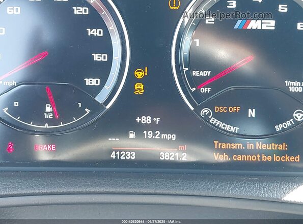 WBS2U7C06L7F68679 2020 BMW M2 Blue 