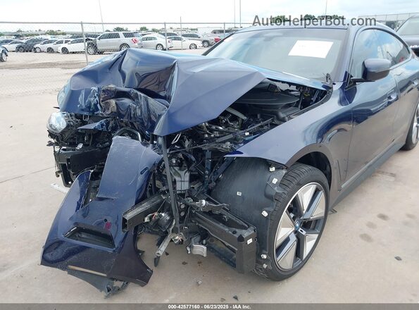 WBY73AW02PFP85131 2023 BMW I4 Dark Blue Դիմացի տեսք