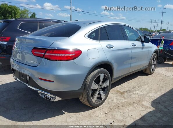 WDC0J4KB5JF448682 2018 MERCEDES-BENZ GLC 300 COUPE Light Blue Задняя правая четверть