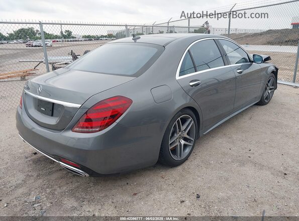WDDUG6GB9KA437666 2019 MERCEDES-BENZ S-CLASS Gray Rear right