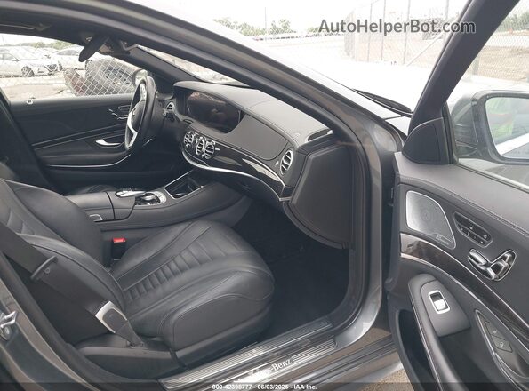 WDDUG6GB9KA437666 2019 MERCEDES-BENZ S-CLASS Gray Front interior view