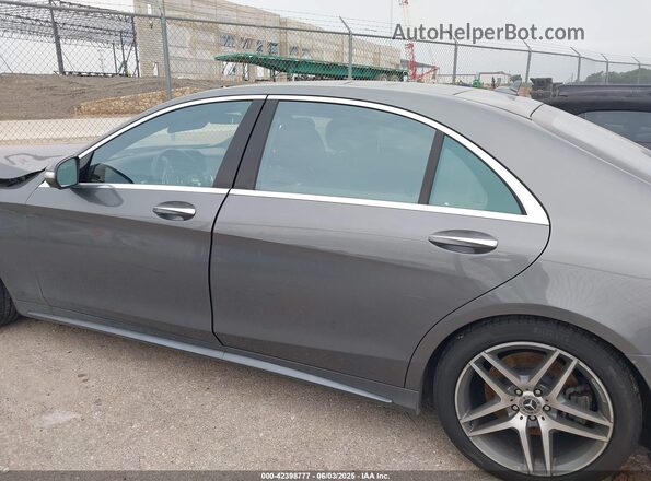 WDDUG6GB9KA437666 2019 MERCEDES-BENZ S-CLASS Gray Rear interior view