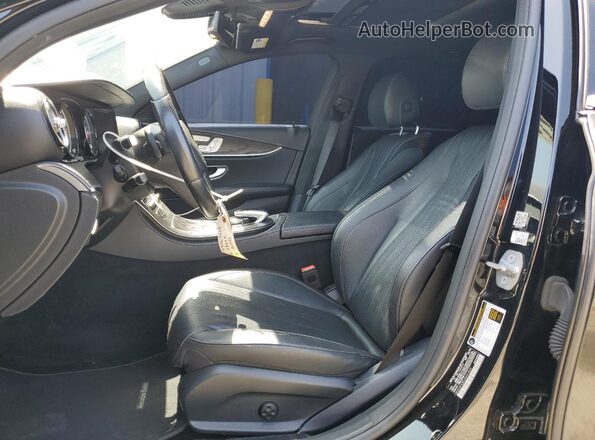 WDDZF4JB3JA441829 2018 MERCEDES-BENZ E Черный Вид салона спереди