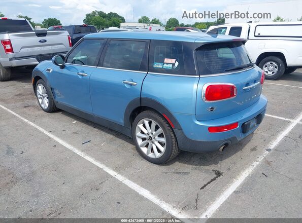 WMWLU1C54H2F27554 2017 MINI CLUBMAN Light Blue Задняя левая четверть