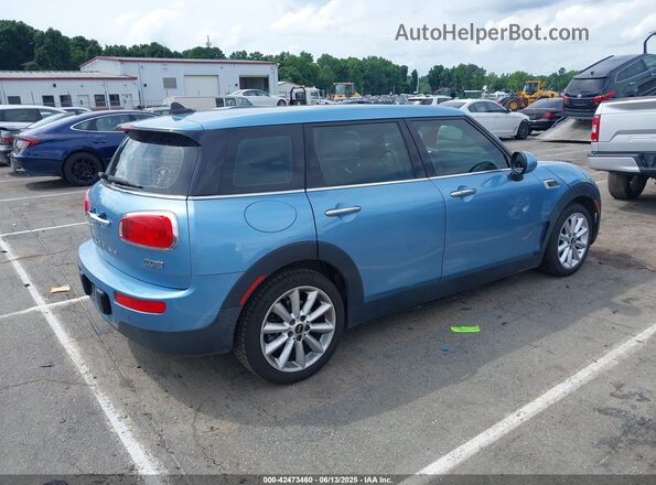 WMWLU1C54H2F27554 2017 MINI CLUBMAN Light Blue Задняя правая четверть