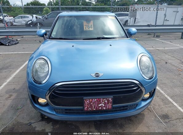 WMWLU1C54H2F27554 2017 MINI CLUBMAN Light Blue Вид щитка приборов