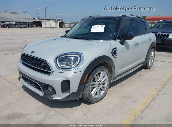 WMZ83BR02N3P00312 2022 MINI COUNTRYMAN Серебряный Передняя левая четверть