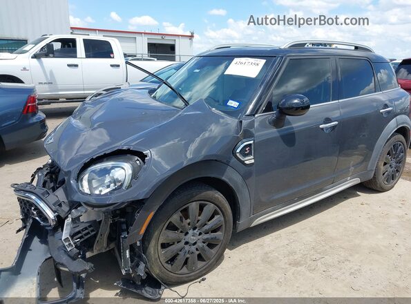 WMZYT3C32J3E93636 2018 MINI COUNTRYMAN Black Առջևի ձախ երեք քառորդ տեսարան