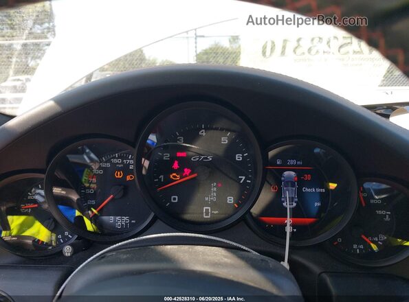 WP0AB2A98JS123719 2018 PORSCHE 911 Gray უკანა სავარძლების ხედი