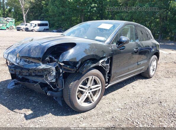 WP1AA2A5XSLB03837 2025 PORSCHE MACAN Черный Передняя левая четверть