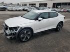 2023 Polestar 2 White vin: YSMEG3KA9PL159962 Damage: Left Front Fender, Light Scratch, 1 to 2 inches