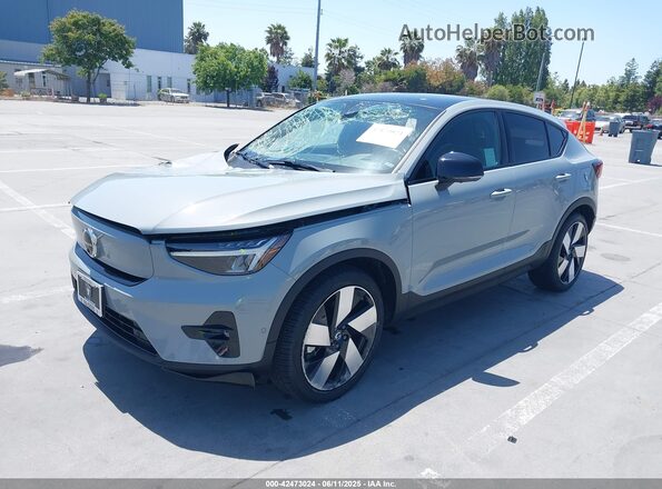 YV4ER3GL0R2103611 2024 VOLVO C40 RECHARGE PURE ELECTRIC Серый Передняя левая четверть