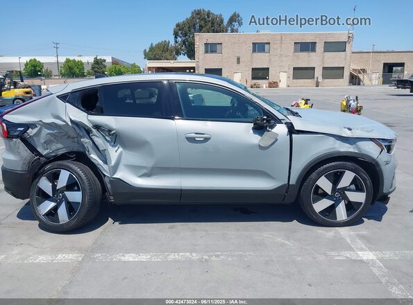YV4ER3GL0R2103611 2024 VOLVO C40 RECHARGE PURE ELECTRIC Серый Вид задней части салона