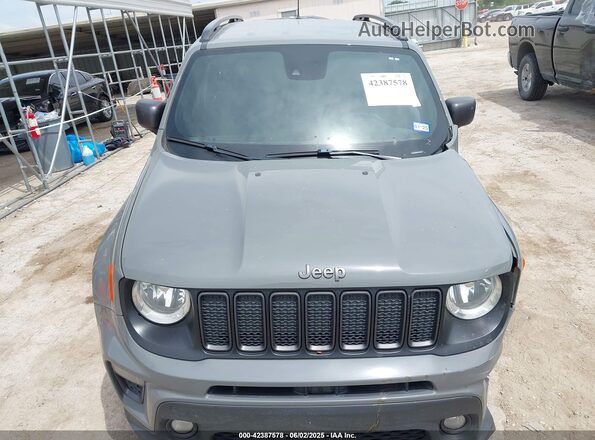 ZACNJDBBXMPN28392 2021 JEEP RENEGADE Gray Առջևի վահանակի տեսք