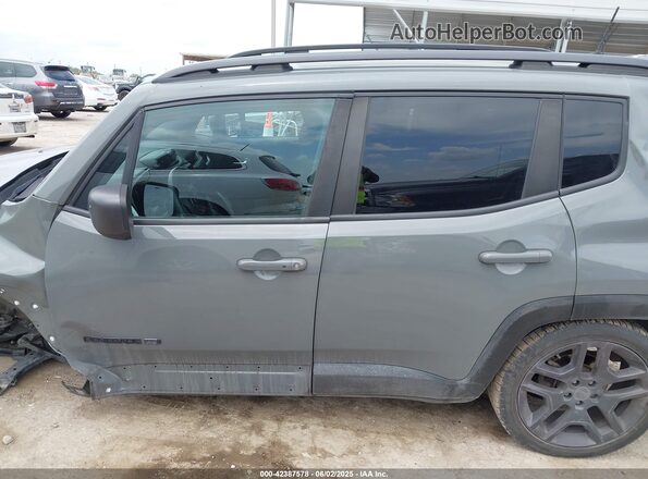 ZACNJDBBXMPN28392 2021 JEEP RENEGADE Gray Սալոնի հետևի տեսք