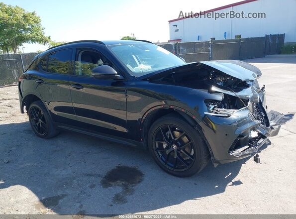ZASPAJAN9M7D08400 2021 ALFA ROMEO STELVIO Black Front right
