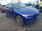 2022 Alfa Romeo Stelvio Sprint Rwd Dark Blue vin: ZASPAJAN9N7D37137