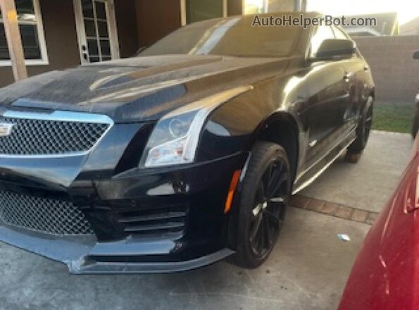 1G6AN5SY7G0123586 2016 CADILLAC ATS-V Черный Задняя левая четверть
