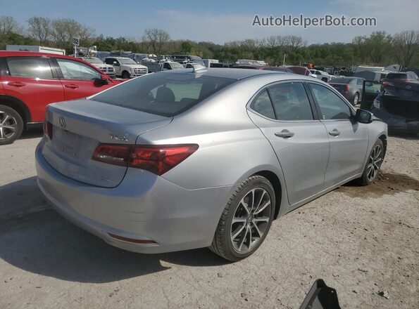 19UUB3F55HA000633 2017 ACURA TLX Серебряный Задняя правая четверть