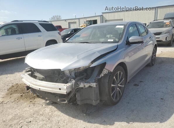 19UUB3F55HA000633 2017 ACURA TLX Серебряный Передняя левая четверть