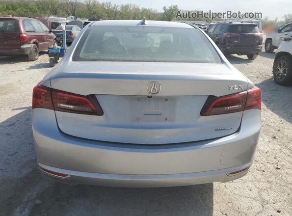 19UUB3F55HA000633 2017 ACURA TLX Серебряный Вид сзади
